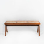 Galaxy Art Natural Cane Accent Bench - Image 2