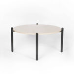 Galaxy Art Monochrome Round Coffee Table - Image 2