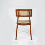 Galaxy Art Teakwood and Cane Dining Chair - Image 3