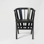 Galaxy Art Noir Teakwood Dining Chair - Image 3