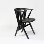 Galaxy Art Noir Teakwood Dining Chair