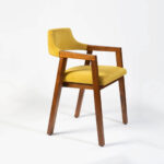 Galaxy Art Modern Contempo Teakwood Dining Chair