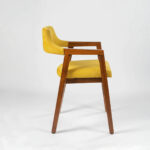 Galaxy Art Modern Contempo Teakwood Dining Chair - Image 2