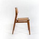 Galaxy Art Teakwood and Cane Dining Chair - Image 2