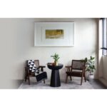 Galaxy Art Jeanneret-Inspired Cane Accent Chair