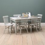 Galaxy Art Artisanal Teak Wood Six Seater Dining Set