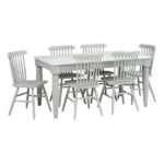 Galaxy Art Artisanal Teak Wood Six Seater Dining Set - Image 4