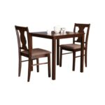 Galaxy Art Antique Cherry 2-Seater Dining Set - Image 2