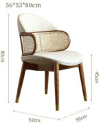 Galaxy Art Harmonious Design Rattan Dining Table Set - Image 5