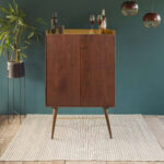 Galaxy Art Scandi Teakwood Bar Unit