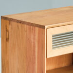 Galaxy Art Paolo Modern Oak Bedside Table - Image 5