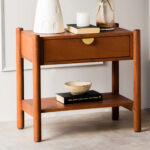 Galaxy Art Serenity Oak Bedside Table