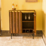 Galaxy Art Kites Teakwood Bar Unit