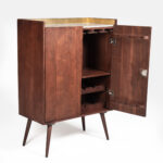 Galaxy Art Scandi Teakwood Bar Unit - Image 4