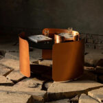 Galaxy Art Harmonia Iron and Glass Coffee Table