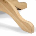 Galaxy Art Serenity Teak Round Dining Set with Four Chairs - Image 4