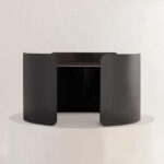 Galaxy Art Harmonia Iron and Glass Coffee Table - Image 7