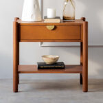 Galaxy Art Serenity Oak Bedside Table - Image 4