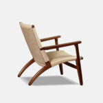 Galaxy Art Handcrafted Teakwood Paper Rope Accent Chair - Image 3