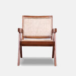 Galaxy Art Teakwood Caned Accent Arm Chair