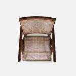 Galaxy Art Teakwood Caned Accent Arm Chair - Image 3