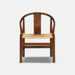 Galaxy Art Teakwood Weave Accent Arm Chair
