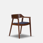 Galaxy Art Teakwood Natural Finish Arm Chair