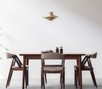 Galaxy Art Dutch Leaves Design Dining Table Set with 4 Chairs