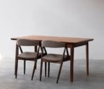 Galaxy Art Dutch Leaves Design Dining Table Set with 4 Chairs - Image 3