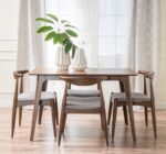 Galaxy Art 4 Seater Large Teak Wood Rectangular Dining Set