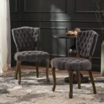 Galaxy Art Velvet Luxury Parsons Chairs (Set of 2)