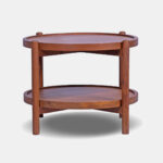 Galaxy Art Dual Tier Round Coffee Table