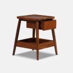 Galaxy Art Handcrafted Teak Zenith Bedside Table