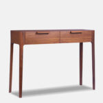 Galaxy Art Teakwood Elegance Console Table with Dual Drawers