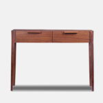 Galaxy Art Teakwood Elegance Console Table with Dual Drawers - Image 2