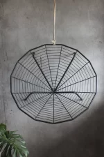 Galaxy Art Metal Spider Web Accent Arm Chair - Image 6