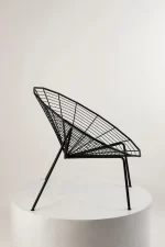 Galaxy Art Metal Spider Web Accent Arm Chair - Image 11