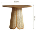 Galaxy Art Harmonious Design Rattan Dining Table Set - Image 6
