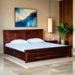 Galaxy Art Haven Sheesham Storage Bed