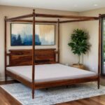 Galaxy Art Classic Sheesham Poster Bed