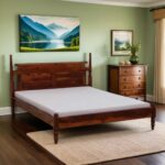 Galaxy Art Regal Sheesham Bed in Honey Oak Finish