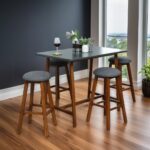 Galaxy Art Avant Solid Wood Bar Table Set