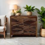 Galaxy Art Rustic Allure Sheesham Wood Chest of Drawers