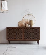 Galaxy Art Helios Solid Wood Sideboard  Stylish Storage Solution