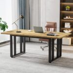 Galaxy Art 55-Inch Sheesham Wood Executive Desk for Home Office - Image 6