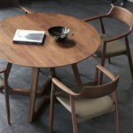 Galaxy Art Eternity 4-Seater Sheesham Dining Table Set | 4 Seater Dining Table | Round Dining Table - Image 3