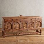 Galaxy Art Handcarved 5 Carving Sideboard in Natural