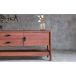 Galaxy Art Coco Modern Solid Wood TV Unit - Image 3