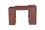 Galaxy Art Contemporary Solid Teakwood Desk - Image 3
