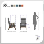 Galaxy Art Chic Embry Upholstered Accent Chair - Image 6